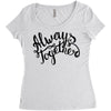 always together Women's Triblend Scoop T-shirt
