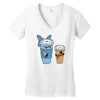 think of a wonderful thought Women's V-Neck T-Shirt