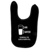 technically the glass is always full Baby Bibs