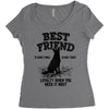 Best Friend German Shepherd Women's Triblend Scoop T-shirt