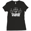 darth vader fun party trance Ladies Fitted T-Shirt