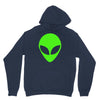 uomo alieno ufo stampa verde fluo divertente mitiche Unisex Hoodie