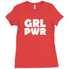 girl power Ladies Fitted T-Shirt
