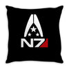 mass effect  alliance n7 logo Throw Pillow