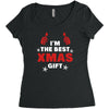 xmas gift the best Women's Triblend Scoop T-shirt