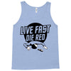 live fast die red Tank Top