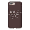 janus molecule funny retro tv utopia fashion science series iPhone 8 Plus