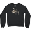 animal fishing tee graphic Crewneck Sweatshirt