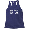 bad girls dont cry halter top crop Racerback Tank
