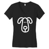 dog (2) Women's V-Neck T-Shirt