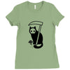 grim kitty Ladies Fitted T-Shirt