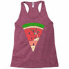 watermelon and beach Racerback Tank