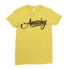 amazing 3 Ladies Fitted T-Shirt