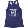 Eat Sleep Ride Racerback Tank