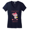 trashy and sassy Women's V-Neck T-Shirt