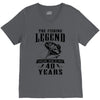 The Fishing Legend Reeling Them In For 40 Years V-Neck Tee