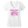 make pork trending Women's V-Neck T-Shirt