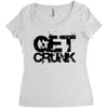 get crunk Women's Triblend Scoop T-shirt