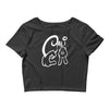 california love cali finger sign Crop Top
