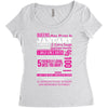 quens are born in january Women's Triblend Scoop T-shirt