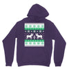 reindeer christmas ugly sweater Unisex Hoodie