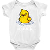 i don't give a duck Baby Bodysuit