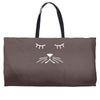 whiskers cat dog cute puppy animal baseball jersey Weekender Totes