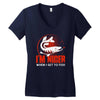 i'm nicer! Women's V-Neck T-Shirt