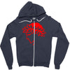 olympiakos logo greek soccer Zipper Hoodie
