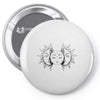 moon and sun Pin-back button