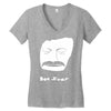 bon iver face Women's V-Neck T-Shirt