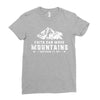 Faith Can Move Mountains Ladies Fitted T-Shirt