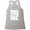 gift for photographer Racerback Tank