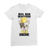snoring gentleman Ladies Fitted T-Shirt