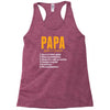 Papa Noun Definition Racerback Tank