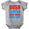 bush clinton large Baby Onesie