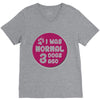 I WAS NORMAL 3 DOGS V-Neck Tee