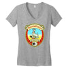 dogs bollocks beer label ideal birthday present or gift Women's V-Neck T-Shirt