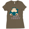 not today (2) Ladies Fitted T-Shirt