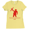 red dawn retro movie Ladies Fitted T-Shirt