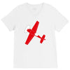 pilot flieger airplane flugzeug extra300 rc flyer V-Neck Tee