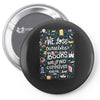 we lose ourselves in books Pin-back button