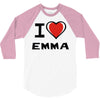 i love emma 3/4 Sleeve Shirt