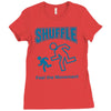 shuffle feel the movement Ladies Fitted T-Shirt