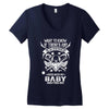 Life After Death Mess With My Baby Women's V-Neck T-Shirt