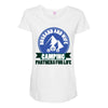 camping for life;Husband and wife Maternity Scoop Neck T-shirt