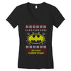 batman christmas Women's V-Neck T-Shirt