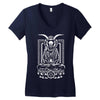 baphomet Women's V-Neck T-Shirt
