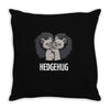 hedgehug Throw Pillow