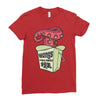 wong's noodles Ladies Fitted T-Shirt